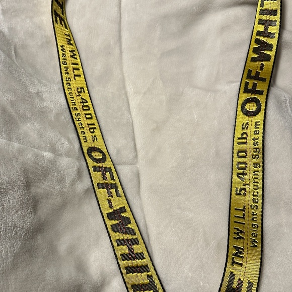 Off-White brand Yellow Belt - Picture 1 of 4